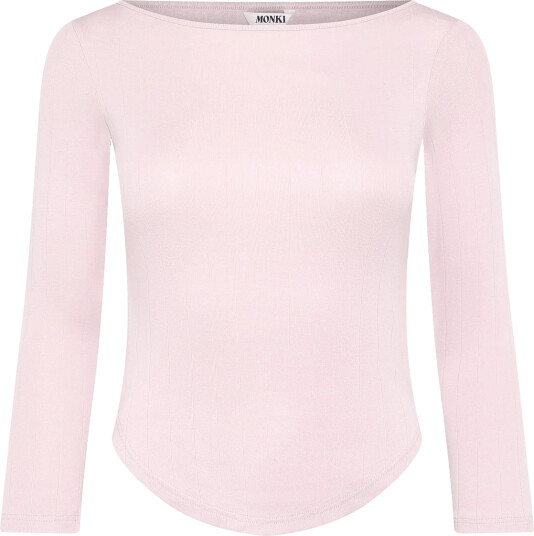 Monki Boatneck Top Pink XXS