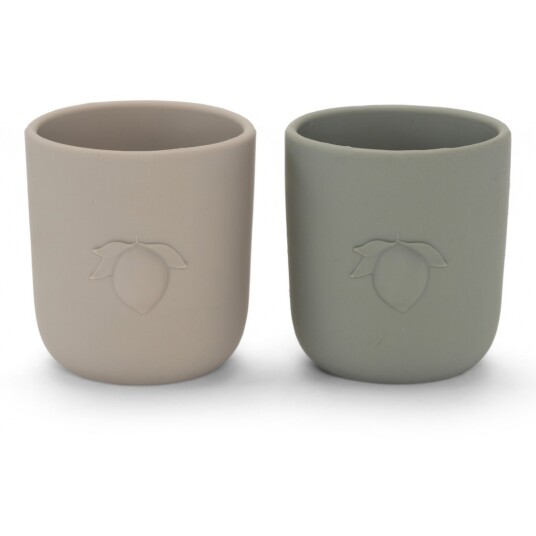 Konges Sløjd 2pk lemon cups warm grey/whale