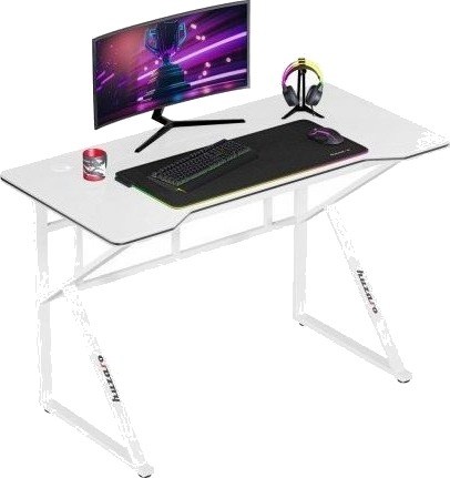 Huzaro Hero 1.6 Gamingbord Hvit 120X60 Cm Huzaro Hero 1.6 Gamingbord Hvit 120X60 Cm