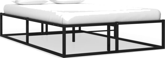 vidaXL Sengeramme svart metall 120x200 cm
