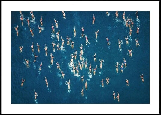 Swimming Wall Art Plakat Plakat / 30x40cm