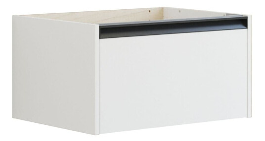 Dansani Inzo Classic Servantskap med Integrert Grep 1 Skuff B60 120xh32xd44cm Hvit Matt / 60cm
