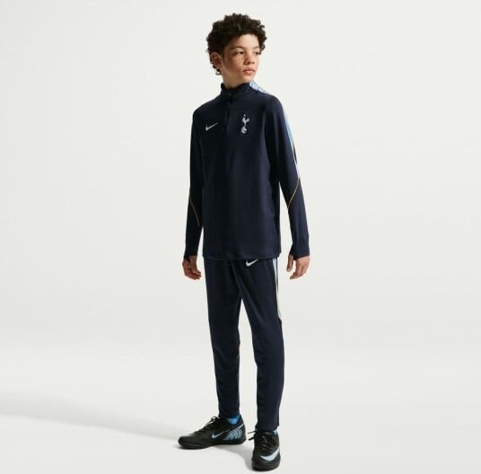 Tottenham Treningsskjorte Dri FIT Strike Drill   Obsidian/Lyseblå/Hvit Barn   Nike størrelse M: 137 147 cm