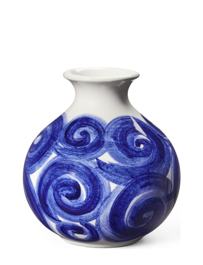 Kähler Tulle Vase H10.5 Cm Blå Blue H10.5CM