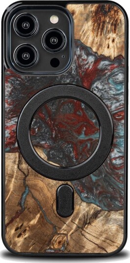 Bewood Unique Deksel for iPhone 15 Pro Max Planets Pluto med MagSafe
