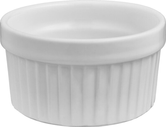 Vega 12x Suffléform Siga 9 cl 7x3.8 cm Hvit Rund 12 Stykk / Forpakning