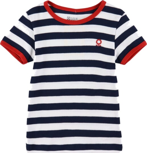 Katvig T skjorte   Navy/Hvit Stripete   Katvig   1 år 80   T skjorte Blå