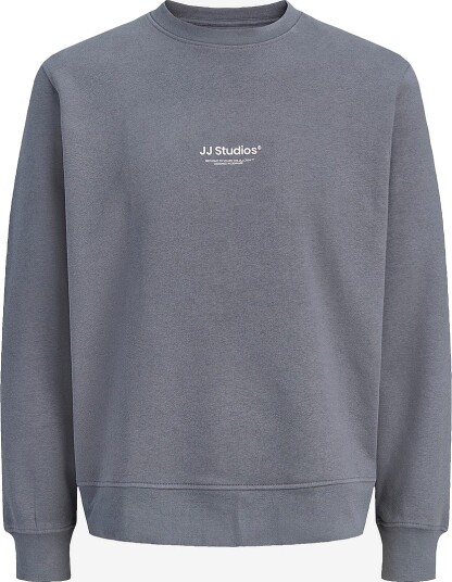 Jack & Jones Plus   Collegegenser jjeSoho Sweat Crew Neck Pls   Grå