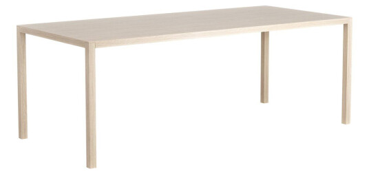 Swedese Bespoke bord 90 x 200 cm Hvitpigmentert eik
