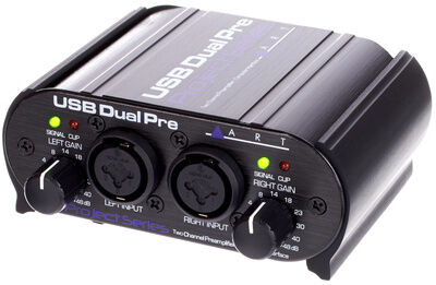 ART Dual Pre USB Mic-Preamp ART Dual Pre USB Mic-Preamp