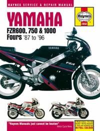 Yamaha Fzr600, 750 & 1000 Fours (87 - 96) Haynes Repair Manual Av Haynes Publishing