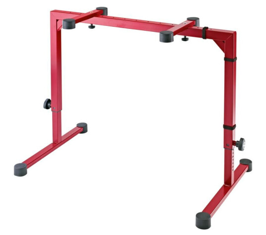 K&M 18810 Table-Style Keyboard Stand Omega. Ruby Rød