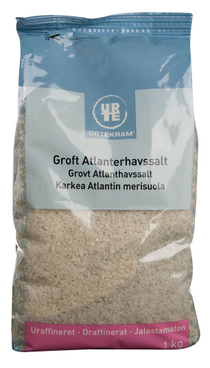 Urtekram Havsalt grov atlantisk 1 Kg
