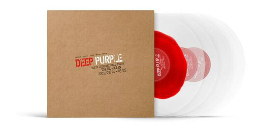 Deep Purple Live In Tokyo 2001 Limited Clear & Red Edition 4lp Vinyl