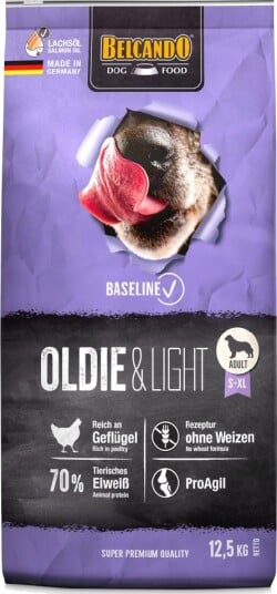 Belcando Baseline Tørrfôr Oldie & Light Sparepakke 2 X 12.5 kg