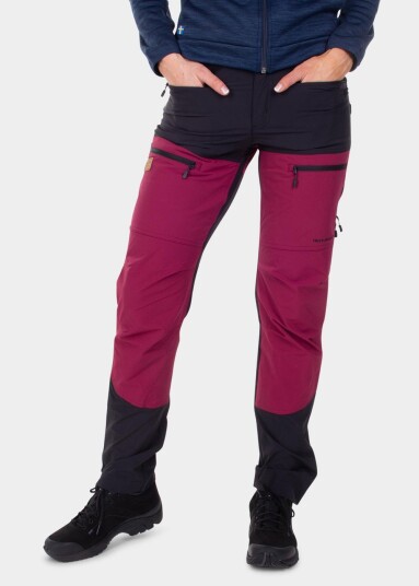 Swedemount Lofoten Stretch Pants W Black/Burgundy 36 Bukser