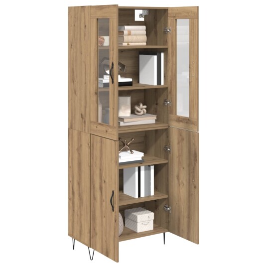 Høyskap Artisan Eik 69,5 x 34 x 180 cm Konstruert tre