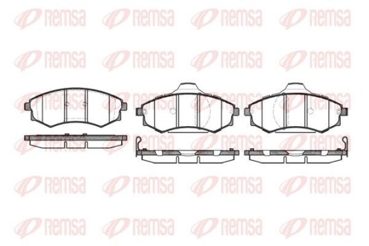 Bremseklosser REMSA 0318.92 Bremseklosser REMSA 0318.92