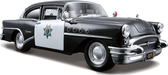 Maisto Buick Century Politibil Modell 1955 1:26
