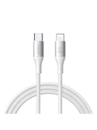 Joyroom S A28 Flash USB C to Lightning 30W 1m White S A28_CLW1
