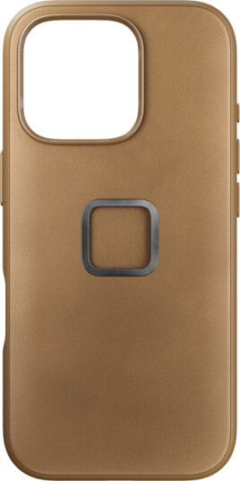 Peak Design Mobildeksel iPhone 16 Pro Clarino Tan - Vanntett og MagSafe Kompatibel Peak Design Mobildeksel iPhone 16 Pro Clarino Tan - Vanntett og MagSafe Kompatibel