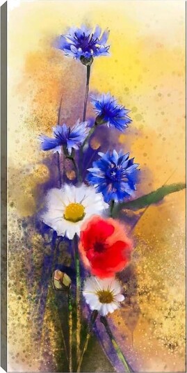 Canvasbilde DKY Floral & Botanical Flerfarget 50x120 cm