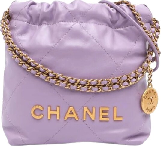 Chanel Vintage Dame Pre owned Lilla ONE SIZE,