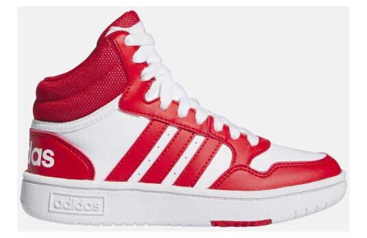 Adidas Hoops 3.0 Mid K Ftwwht/Betsca/Betsca 38 (Uk 5) Sko