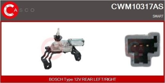 Vindusviskermotor CASCO CWM10317AS Vindusviskermotor CASCO CWM10317AS