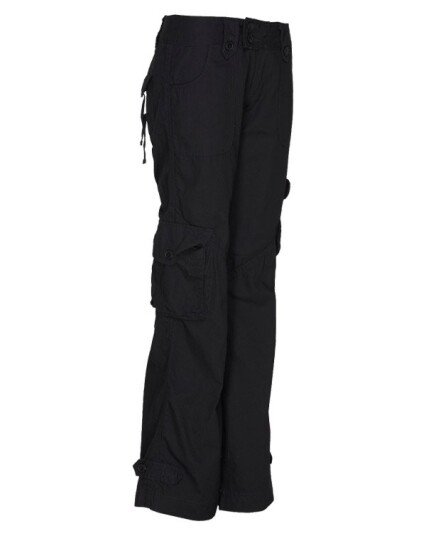Molecule Womens Low Cut Combats Pant Svart