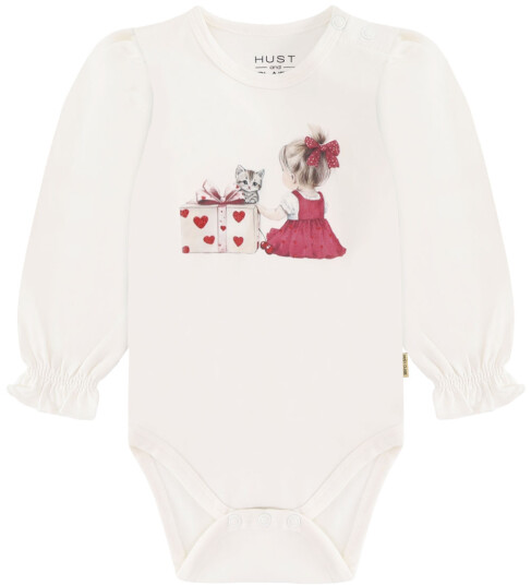 Hust and Claire Body I/e   HCBritt   Sugar/Magi   Hust and Claire   1 år (80)   Langermet Body   Hvit