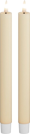 DeluxeHomeart LED kronelys 2 2x24 cm 2 stk Hvit