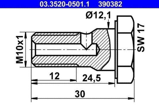ATE 03.3520-0501.1 Treskrue