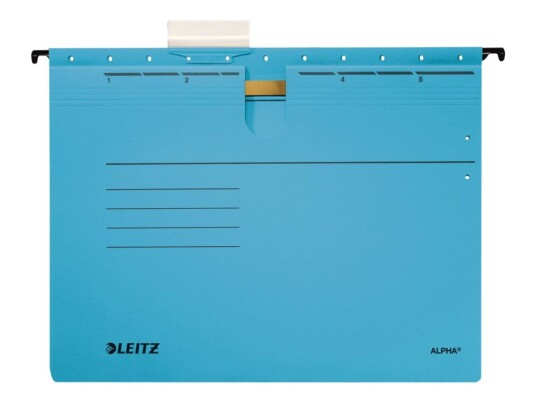 Leitz Alpha Hengeperm For A4 Med Fliker Bl?