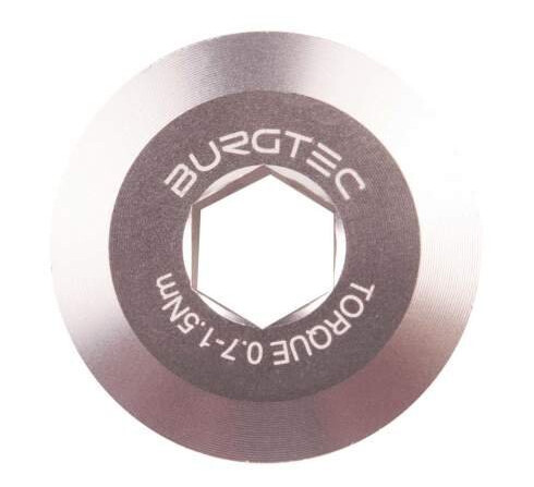 Burgtec Shimano Crank Boltrhodium silver Burgtec Shimano Crank Boltrhodium silver