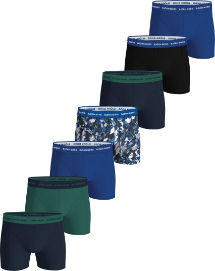 Björn Borg Men"s Cotton Stretch Boxer 7p Multipack 3 XXL