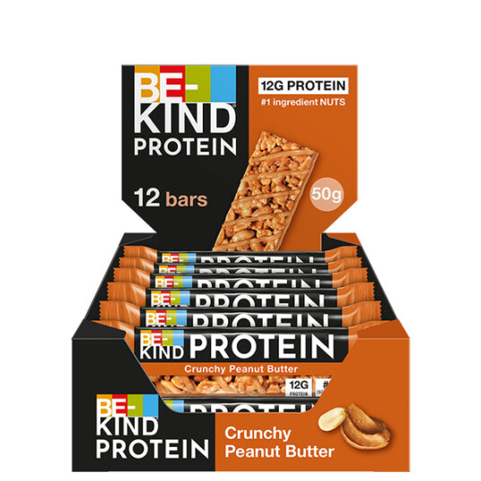 Be-Kind 12G Protein Bar, 12x50g - Crunchy Peanut Butter Be-Kind 12G Protein Bar, 12x50g - Crunchy Peanut Butter