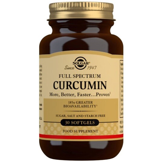 Solgar Full Spectrum Curcumin 185x Softgels 30 stk