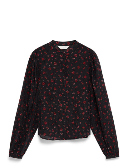 MSCH Copenhagen Mschnancy Shirt Aop - Black - L