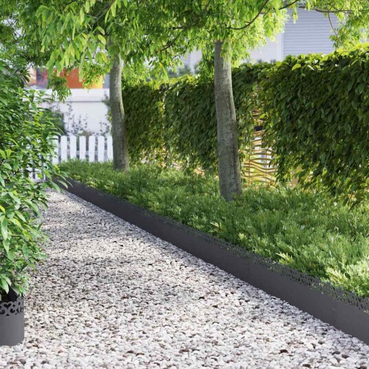 vidaXL Plenkanter 20 pcs Antrasitt 103 x 0,05 x 22 cm Stål