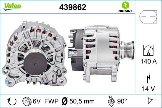 Dynamo VALEO 439862