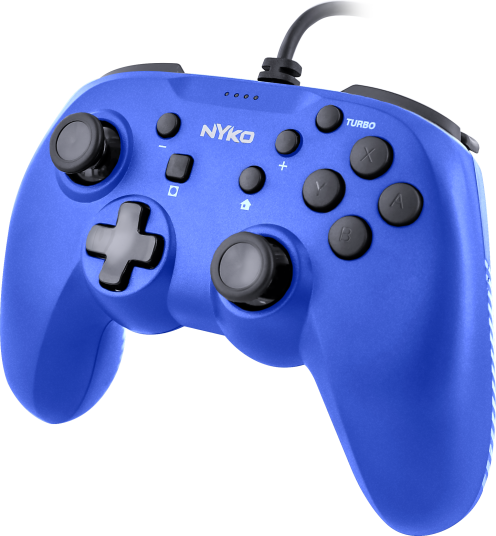 Nyko Prime Kontroller til Nintendo Switch ??? Kablet Turbo funksjon 2m USB kabel ??? Bl?? Nyko Prime Kontroller til Nintendo Switch ??? Kablet Turbo funksjon 2m USB kabel ??? Bl??