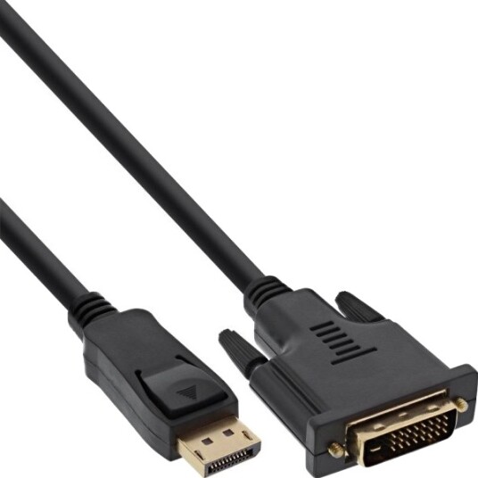 Inline 17117 0,3 M Displayport Dvi D Hankjønn Hankjønn Rett