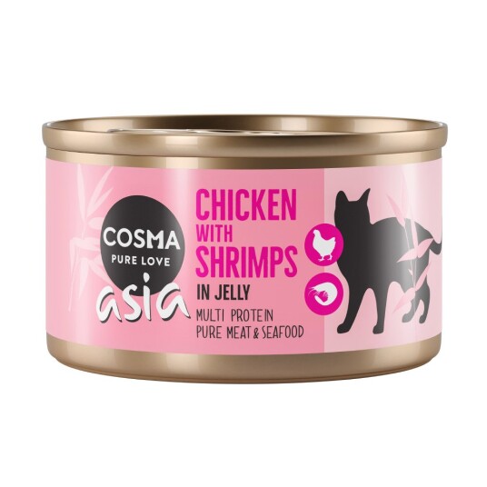 Cosma Asia I Gelé 6 X 85 G Kylling Med Reker