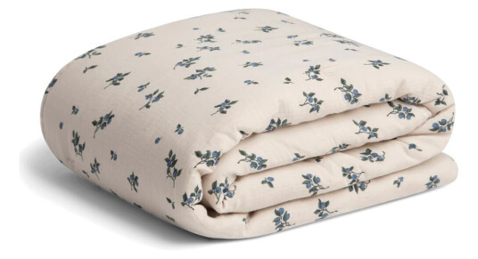 Garbo&Friends Blueberry Muslin polstret pledd 100x140 cm