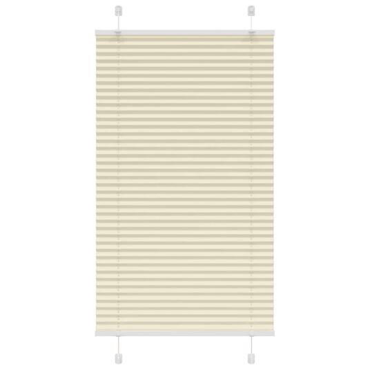plisségardin krem 80x150 cm Stoff Bredde 79,4 Polyester