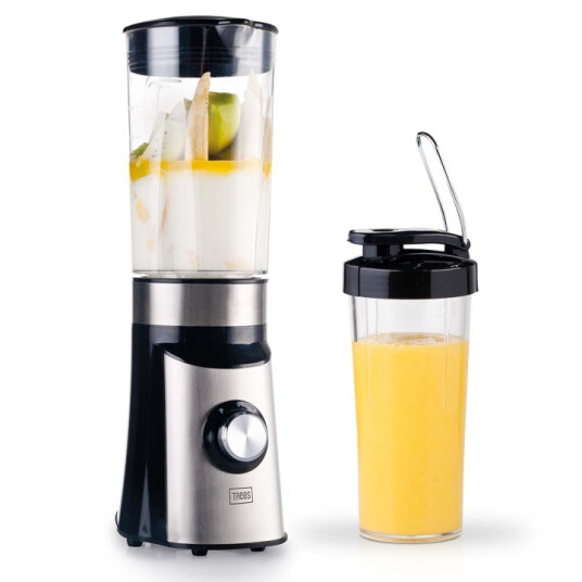 Trebs Smoothie-to-go Pro Blender med Drikkebeger 450 ml Svart