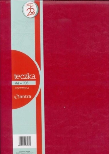 Antra A4 Mappe 706 Rød 233367