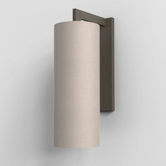 Ravello vegglampe tube skjerm - Bronse / Putty