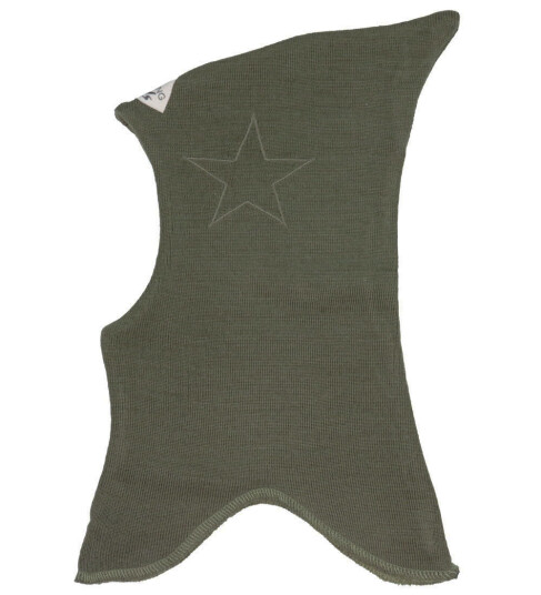 Racing Kids Balaclava Ull/Bomull 2 lags Turtle 3 9 md 62 74 Balaclava dobbel Grønn